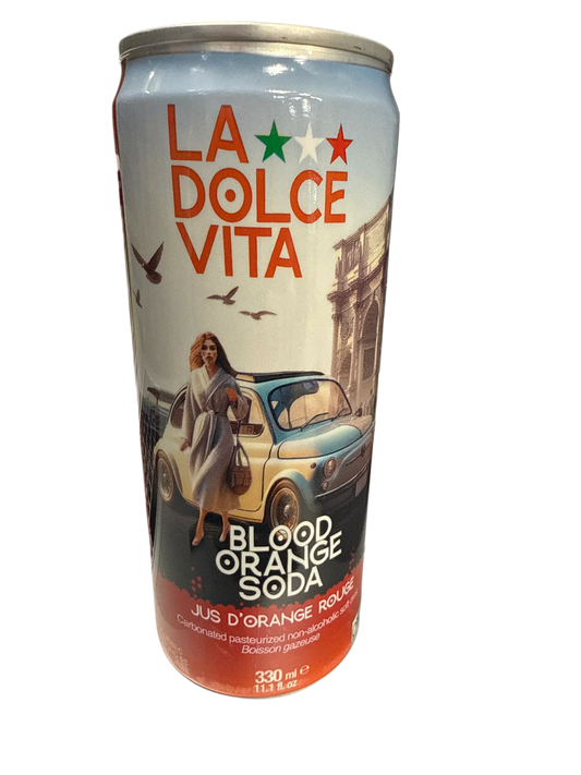 La Dolce Vita Blood Orange Soda 330ML - Italian Edition