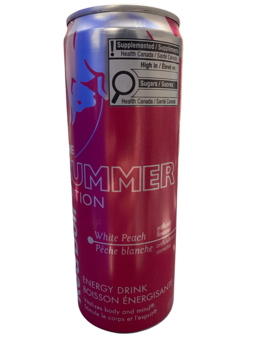 Red Bull Summer Edition White Peach Flavour 355ML - Canadian Edition