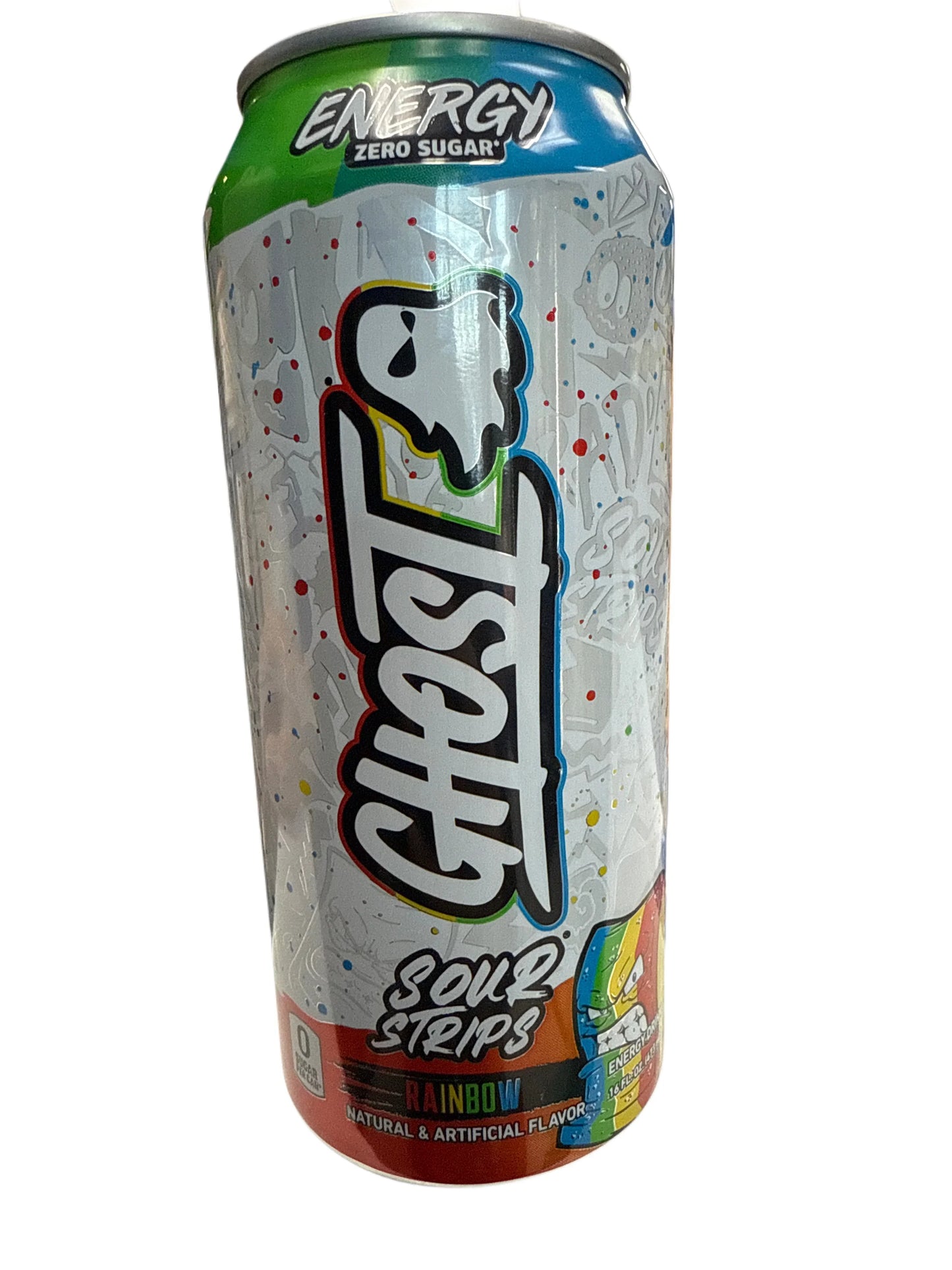 Ghost Energy Zero Sugar Sour Strips Flavour 473ML - U.S Edition