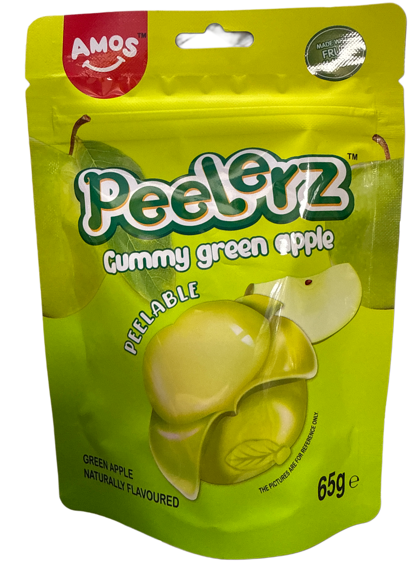 Peelerz Gummy Green Apple Peelable Candy 65G - German Edition