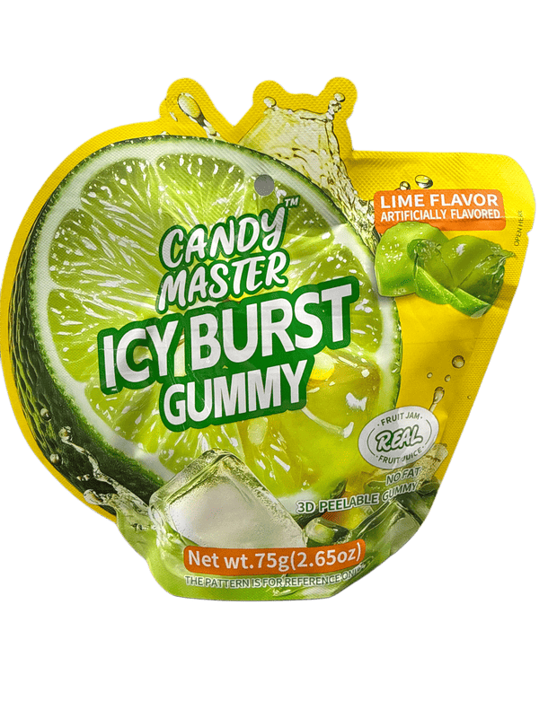 Peel & Pop Peelable Lime Gummies 75G - China Edition