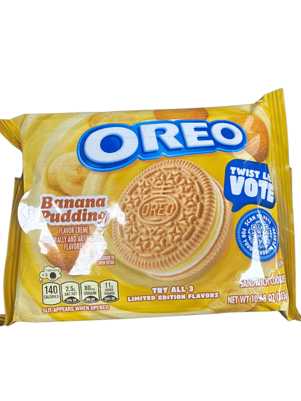 Oreo Limited Edition Banana Pudding Flavor 303G - U.S Edition
