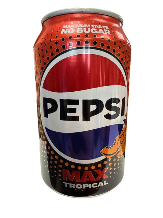 Pepsi Max Zero Sugar Tropical Can 355ML - U.K Edition