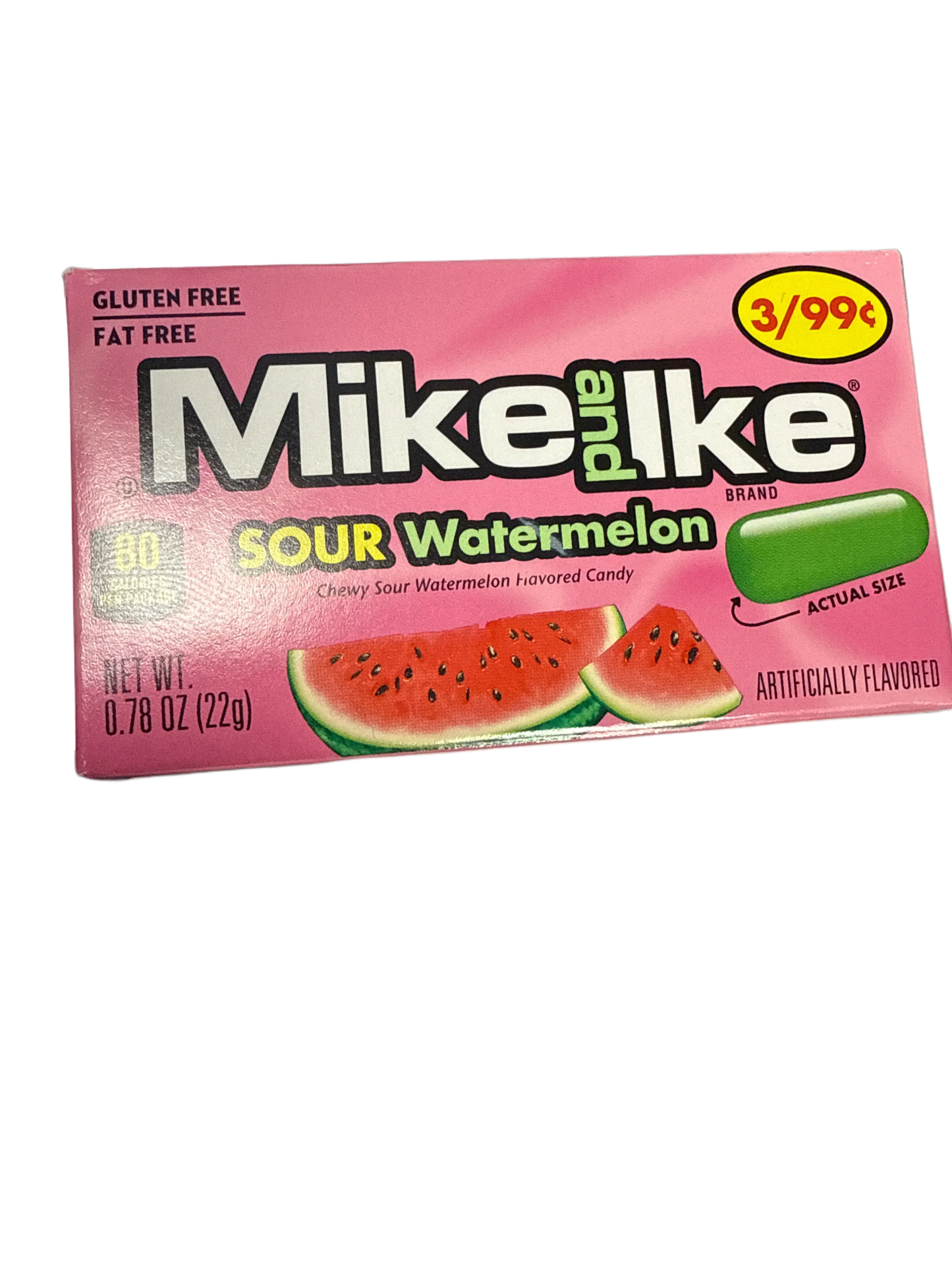 Mike And Ike Mini Theatre Box Sour Watermelon Flavour 22G - U.S Edition