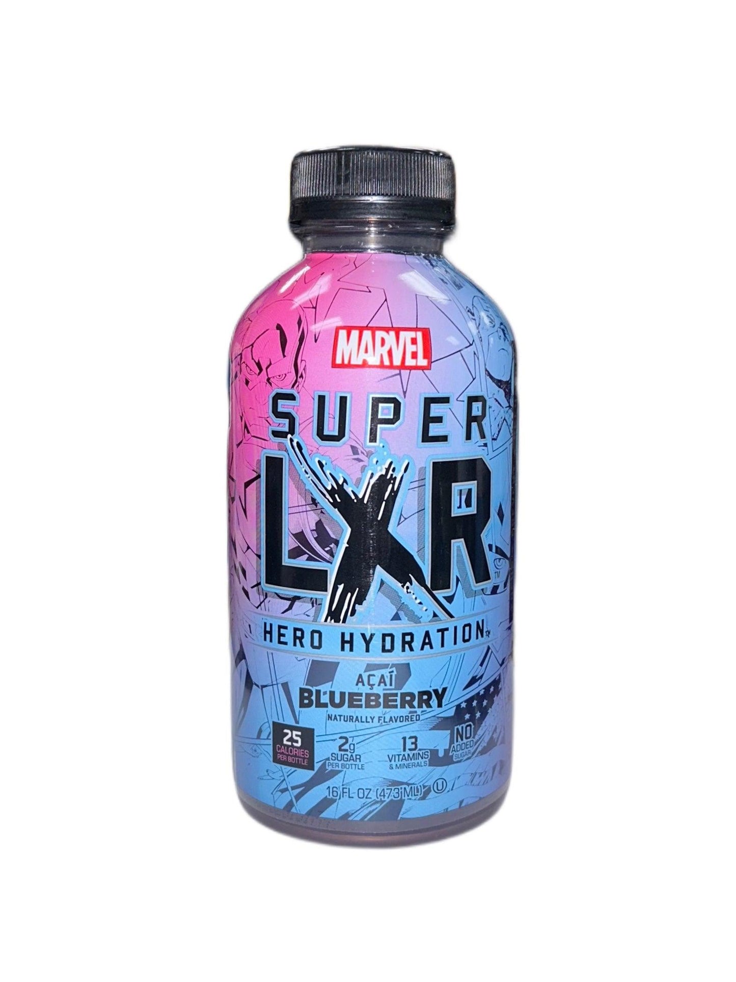 Marvel Super LXR Hero Hydration by Arizona Acai Blueberry - Extreme Snacks