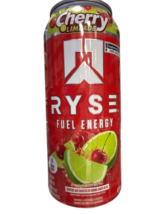 Ryse Zero Sugar Cherry Limeade Energy Drink 473ML - Canadian Edition