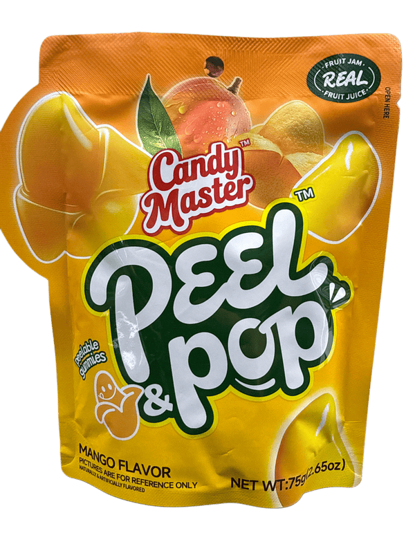 Peel & Pop Peelable Mango Gummies 75G - China Edition
