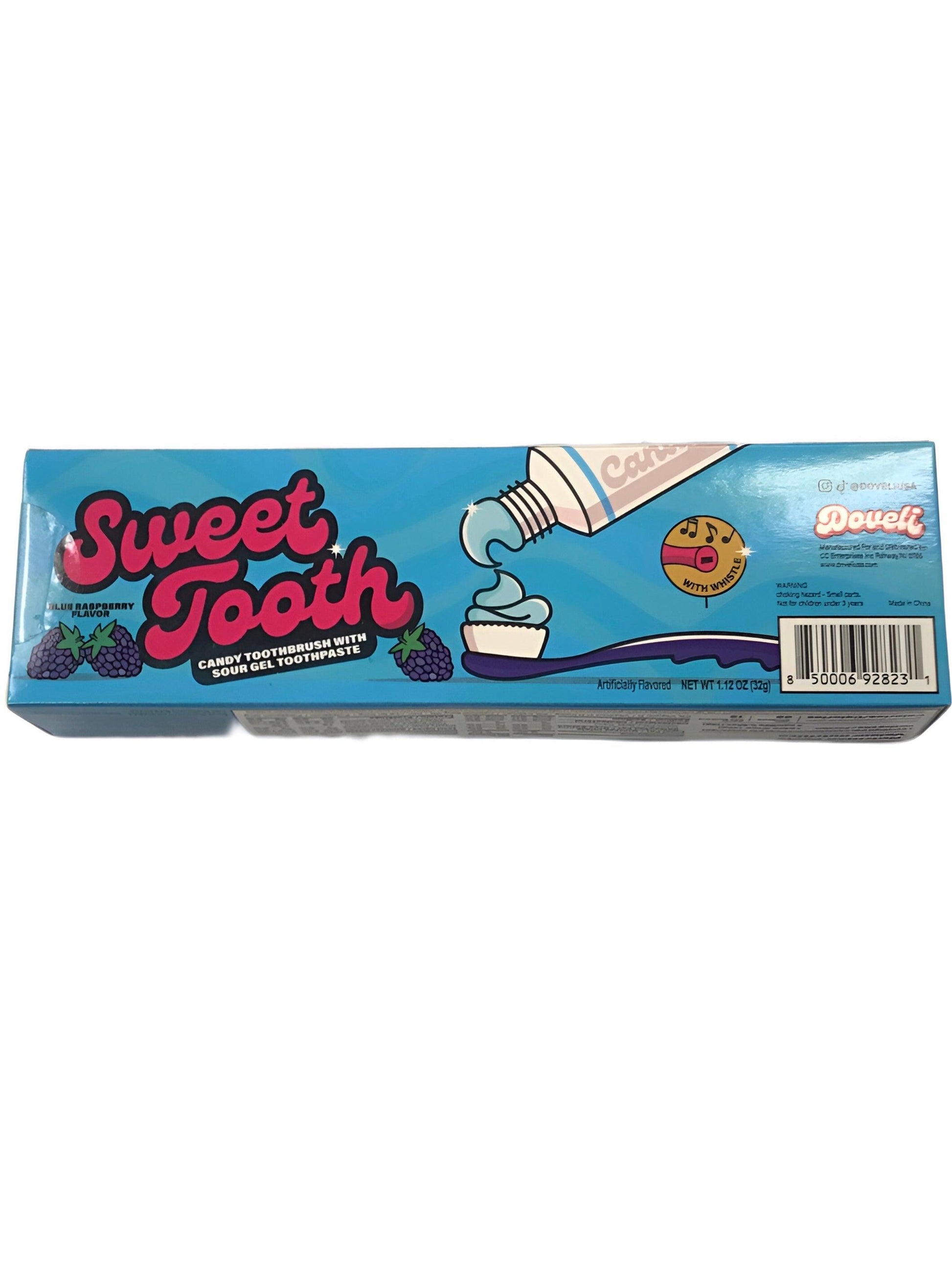 Sweet Tooth Candy Toothpaste With Sour Gel Toothpaste (32g) - Extreme Snacks