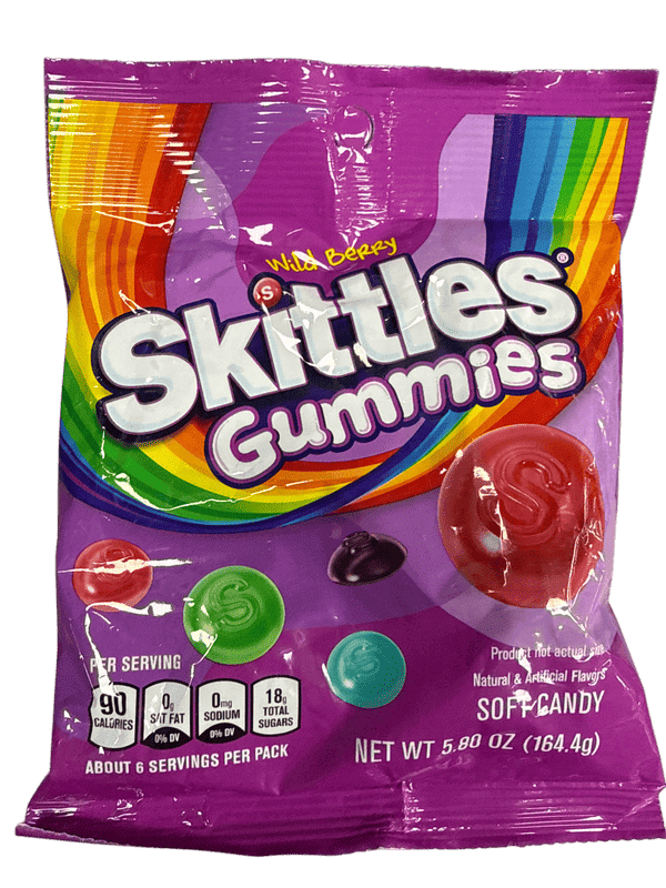 Skittles Gummies Wild Berry Flavor 164.4G - U.S Edition
