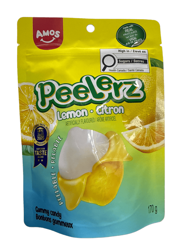 Peelerz Lemon Gummy Candy 170G - U.S Edition