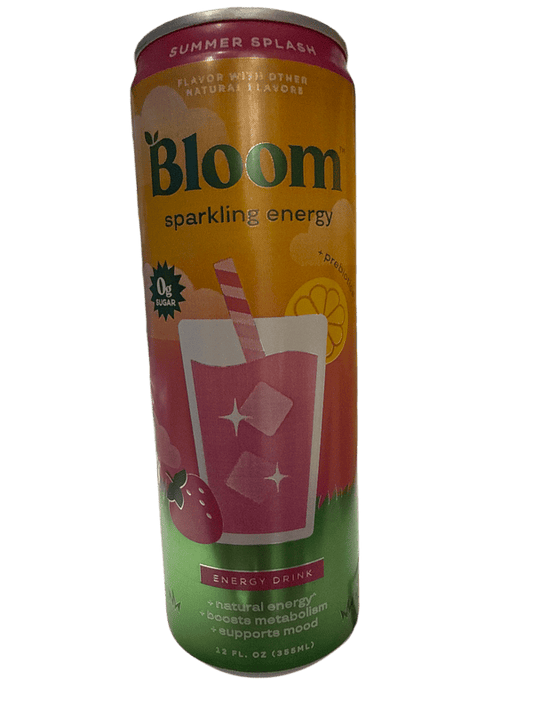 Bloom Zero Sugar Summer Splash Sparkling Energy 355ML - U.S Edition