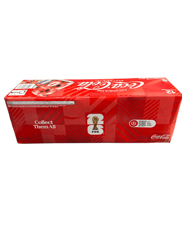 Coca Cola Limited Edition World Cup Case 12 Cans - Canadian Edition