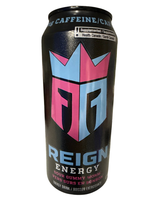 Reign Sour Gummy Worm Energy 473ML - Canadian Edition