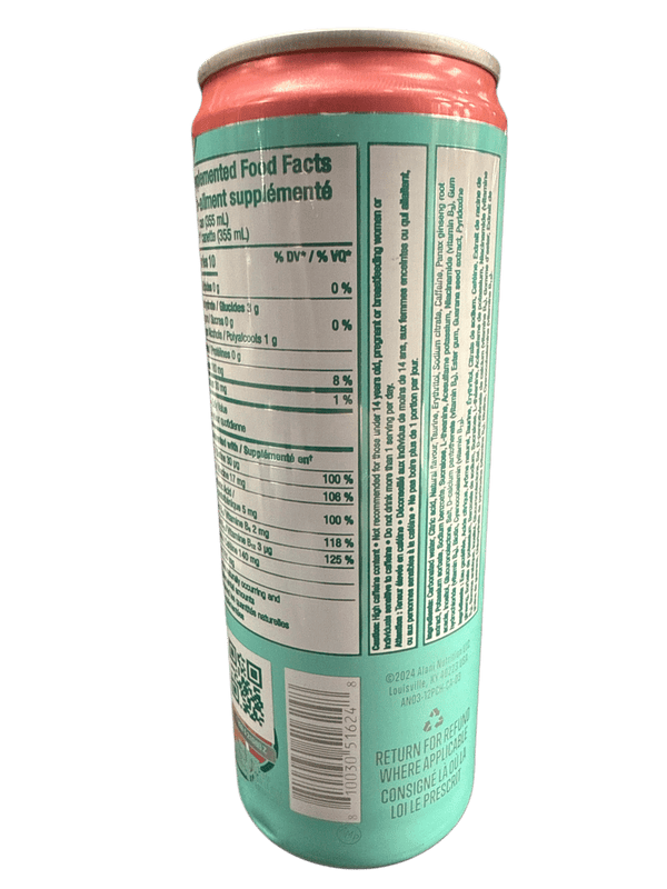 Alani Nu Juicy Peach Energy Drink 355ML - Canadian Edition