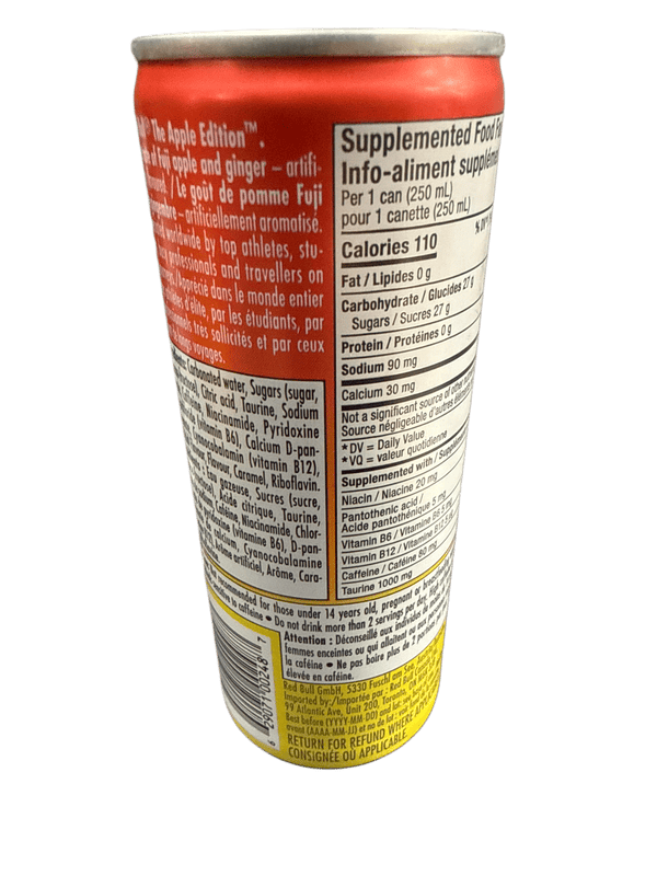 Red Bull Fuji Apple And Ginger Energy Drink 250ML - Canadian Edition