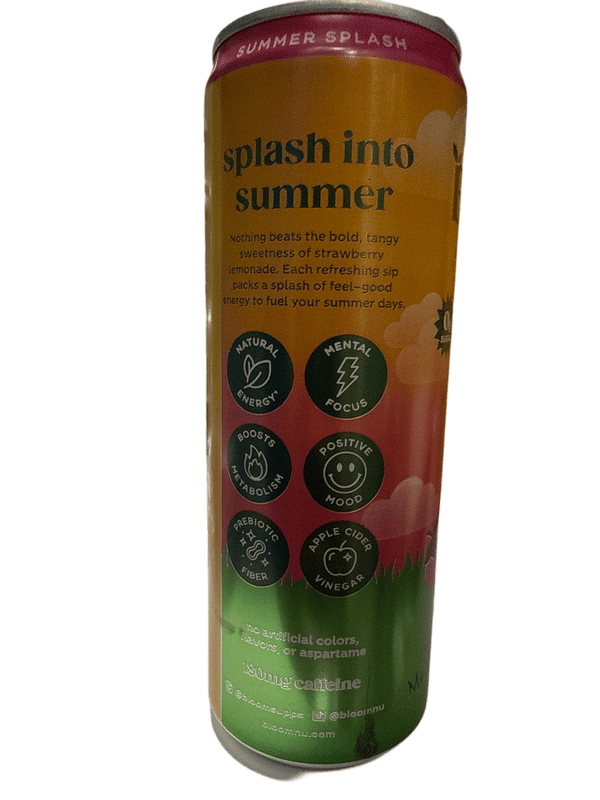 Bloom Zero Sugar Summer Splash Sparkling Energy 355ML - U.S Edition