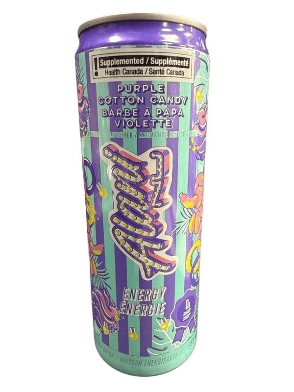 Alani Nu Zero Sugar Limited Edition Purple Cotton Candy Energy Drink 355ML - Canadian Edition