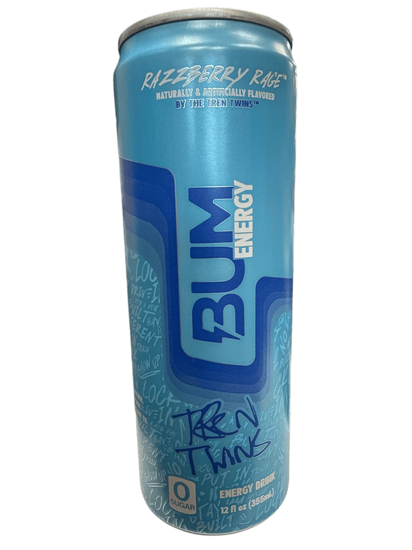 BUM Energy Zero Sugar Limited Edition Tren Twins Razzberry Rage Energy 355ML - U.S Edition
