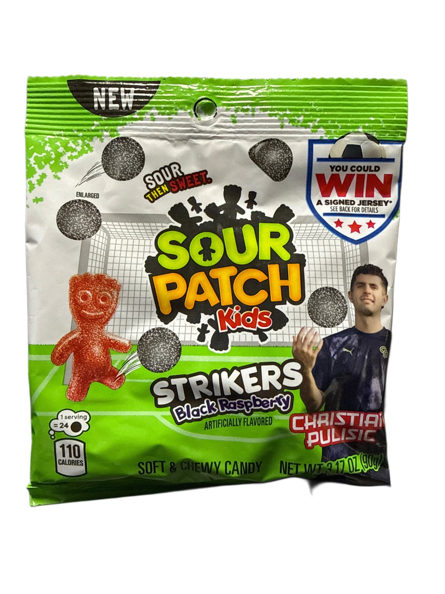Sour Patch Kids Strikers Black Raspberry Flavor 90G - Canadian Edition