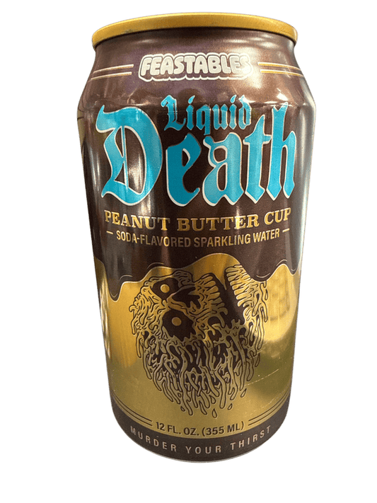 Feastables Liquid Death Peanut Butter Cup Sparkling Water 355ML - U.S Edition