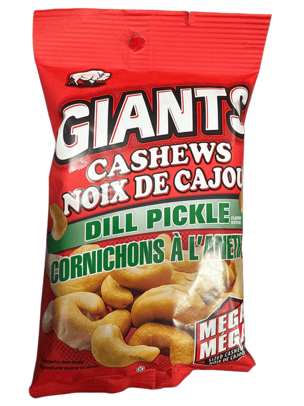 Giants Dill Pickle Flavored Cashews 113G - U.S Edition