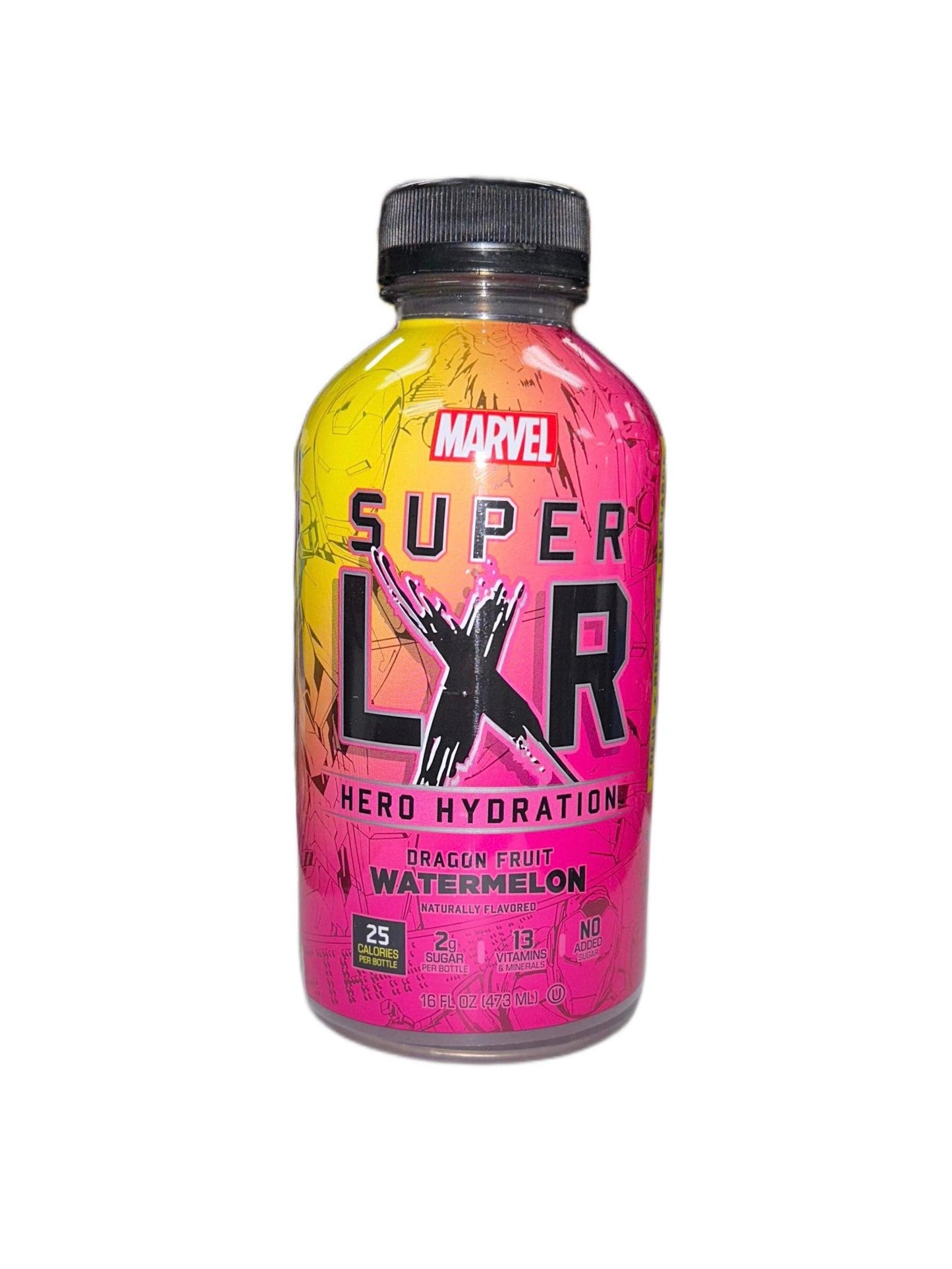 Marvel Super LXR Hero Hydration by Arizona Dragon Fruit Watermelon - Extreme Snacks