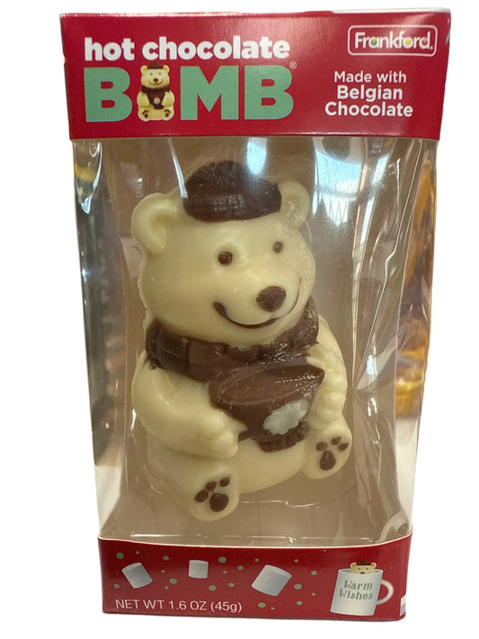 Frankford Christmas Polar Bear Belgian Hot Chocolate Bomb 45G - U.S Edition