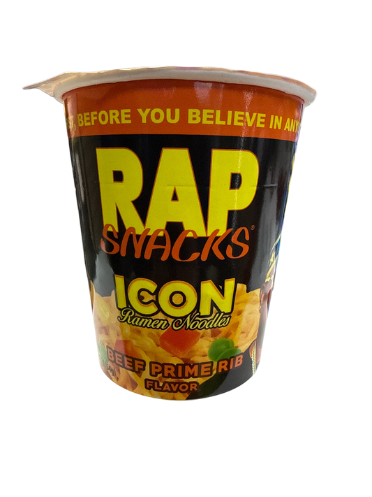 Rap Snacks E-40 Beef Prime Rib Flavored Noodles 64G - U.S Edition
