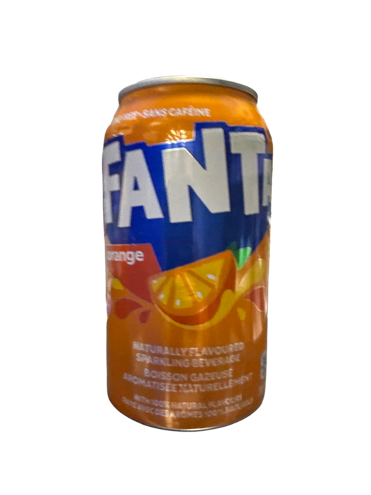 Fanta Orange Flavoured Can 355ML - Canadian Edition
