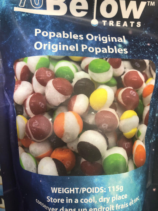 70 Below Treats Freeze Dried Popables Skittles Original - Extreme Snacks