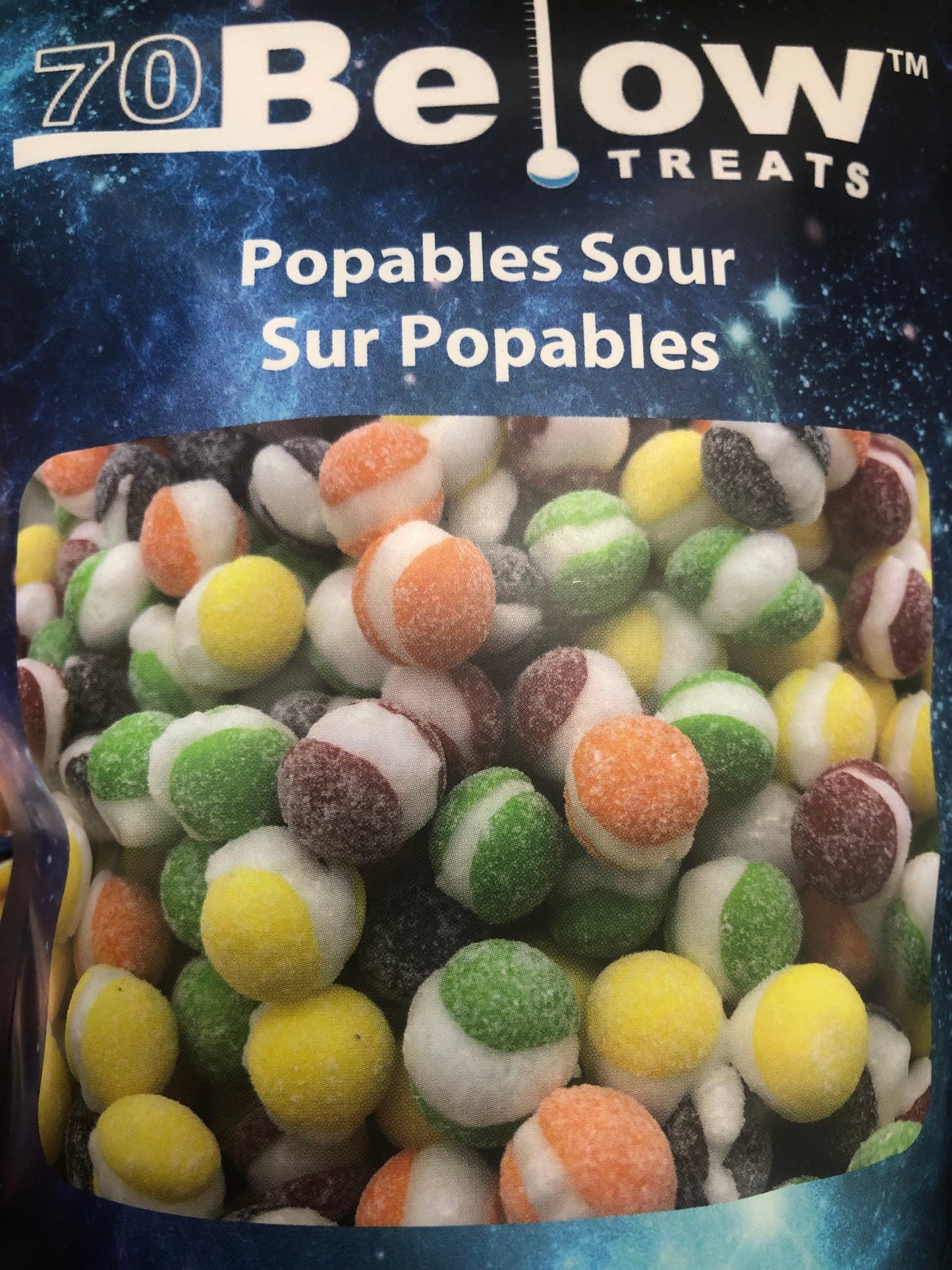 70 Below Treats Freeze Dried Popables Sour Skittles - Extreme Snacks