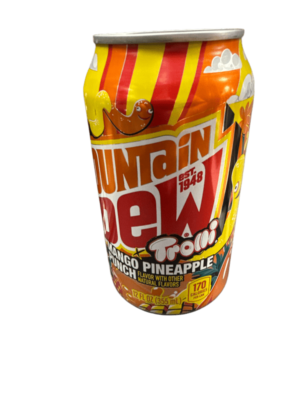 Mountain Dew Limited Edition Trolli Mango Pineapple Punch Can 355ML - U.S Edition