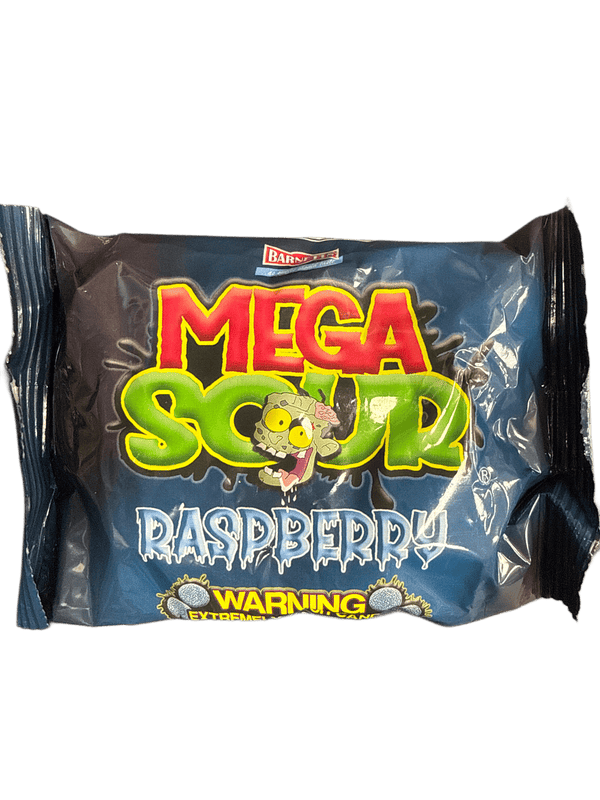 Barnetts Mega Sour Challenge Blue Raspberry Flavour 104G - U.K Edition