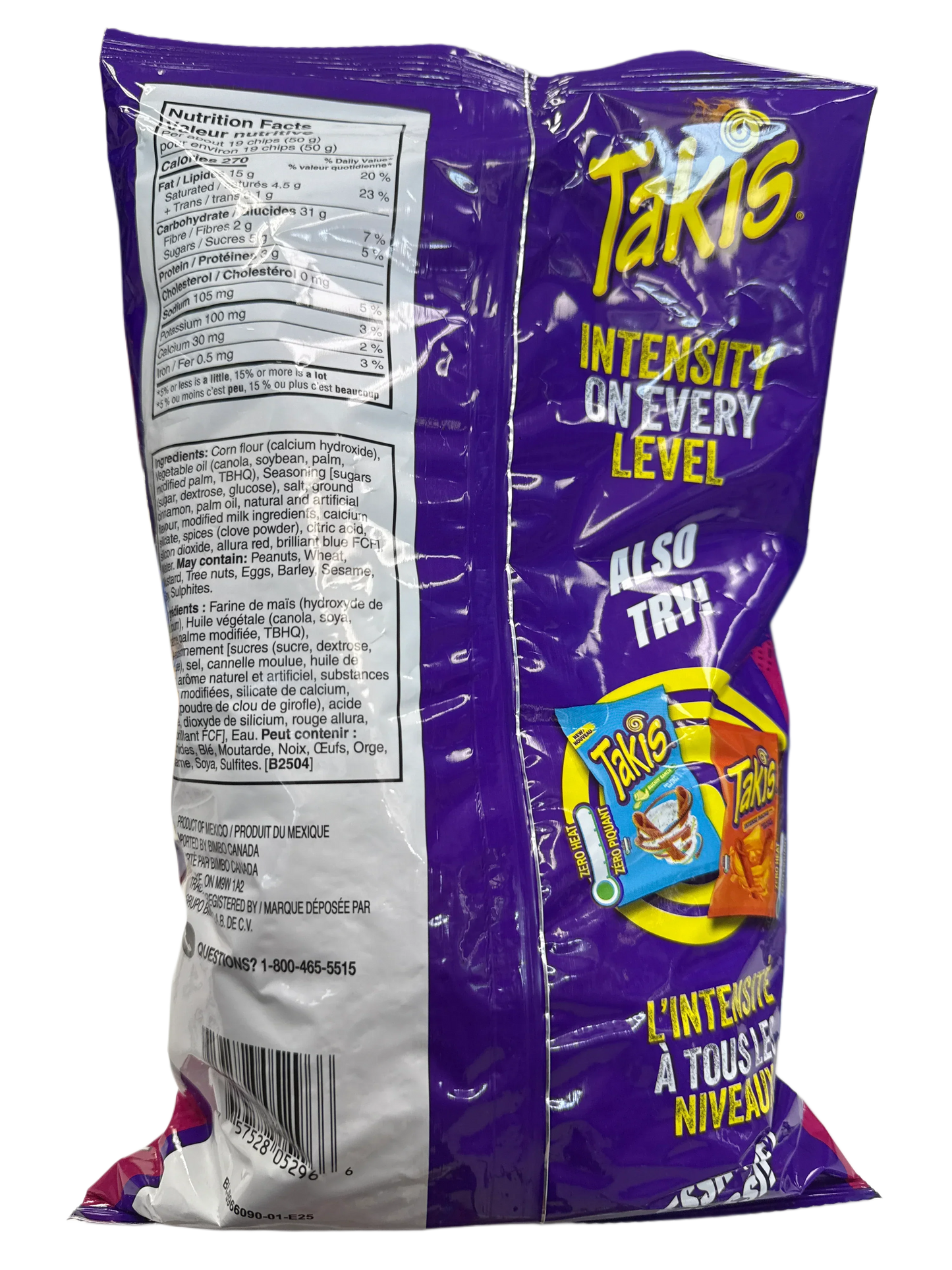 Takis Limited Edition Churro Charge 260G - Canadian Edition
