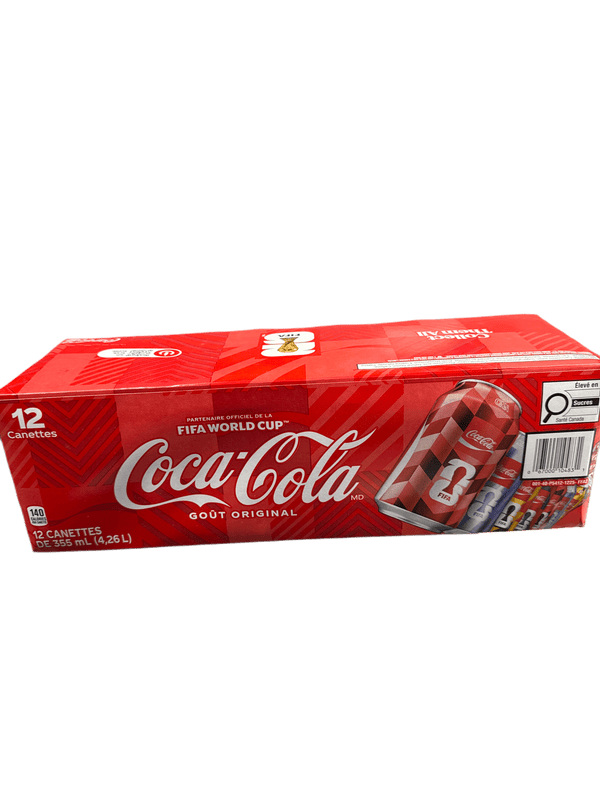 Coca Cola Limited Edition World Cup Case 12 Cans - Canadian Edition