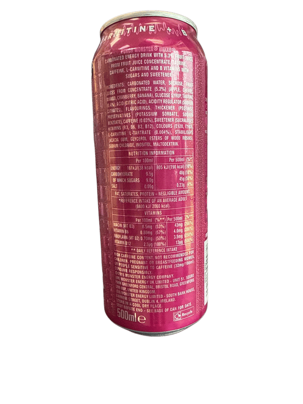 Monster Energy Limited Edition Punch Mixxed 500ML -U.K Edition