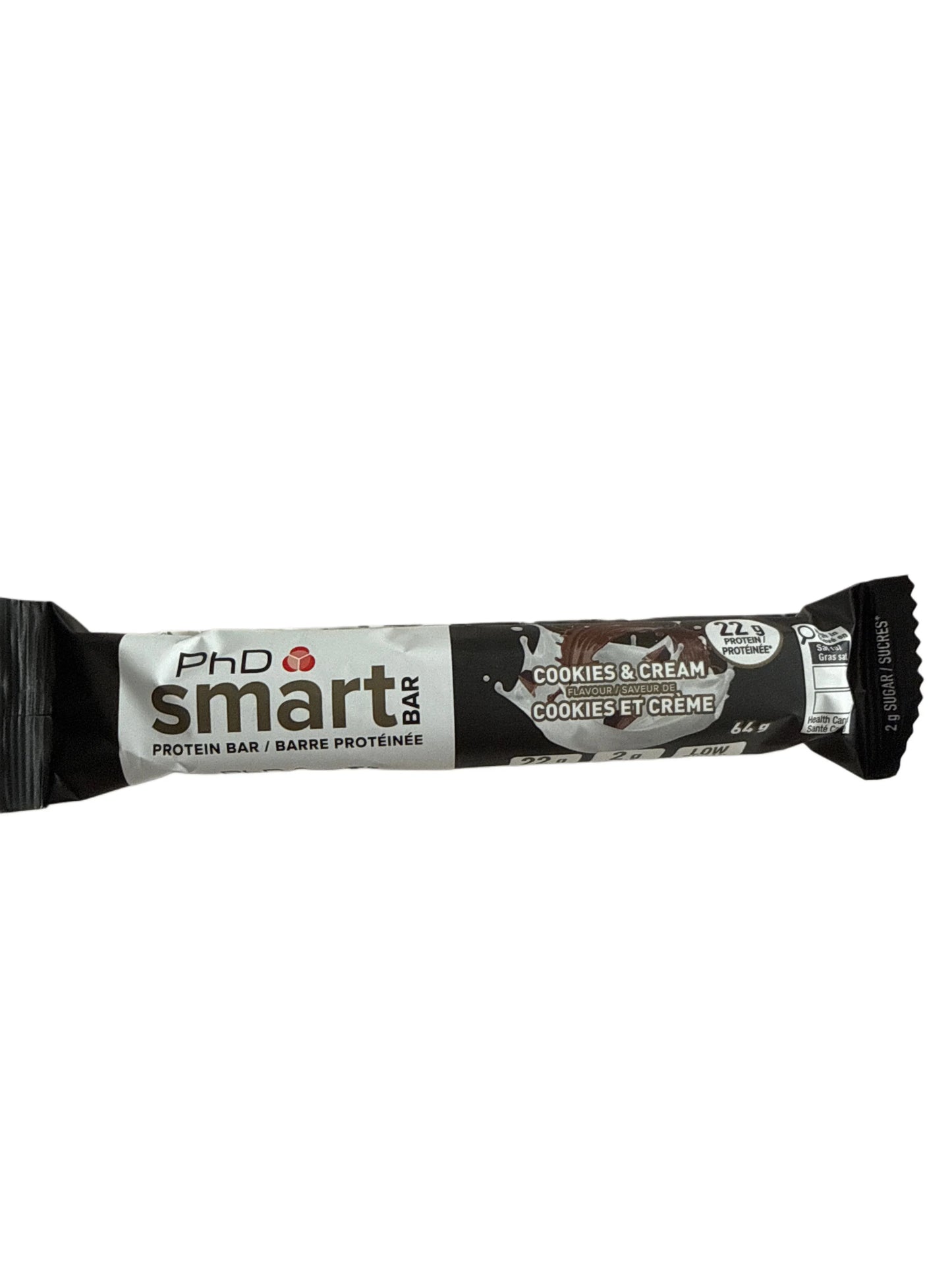 PhD Smart 22 Gram Cookies And Cream Protein Bar 64G - U.K Edition