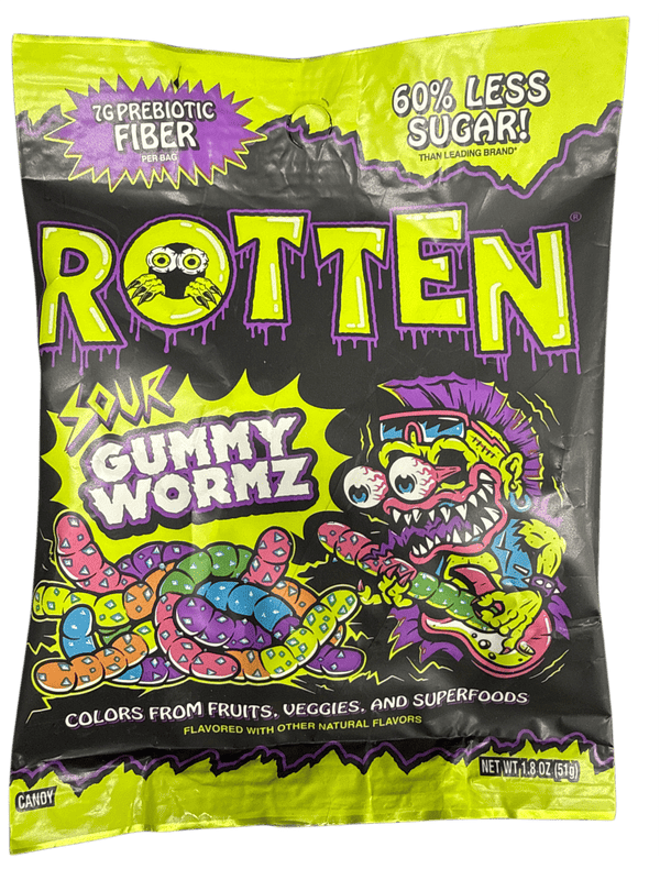 Rotten Sour Gummy Worms 51G - U.S Edition