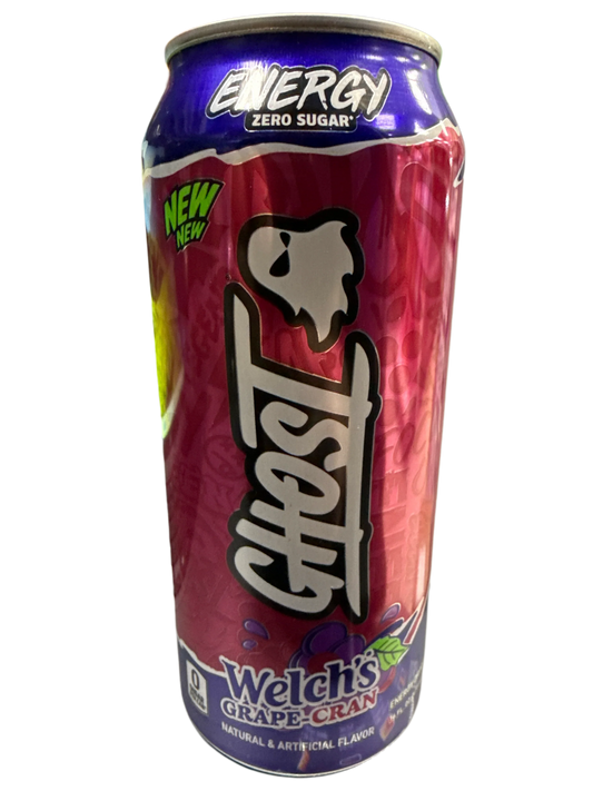 Ghost Zero Sugar Welch's Grape-Cran Energy Drink 473ML - International Edition