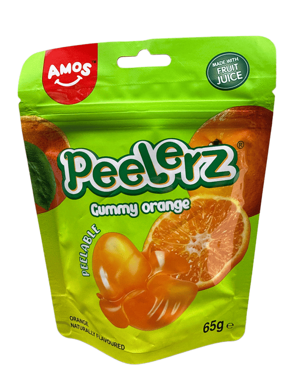 Peelerz Gummy Orange Peelable Candy 65G - German Edition