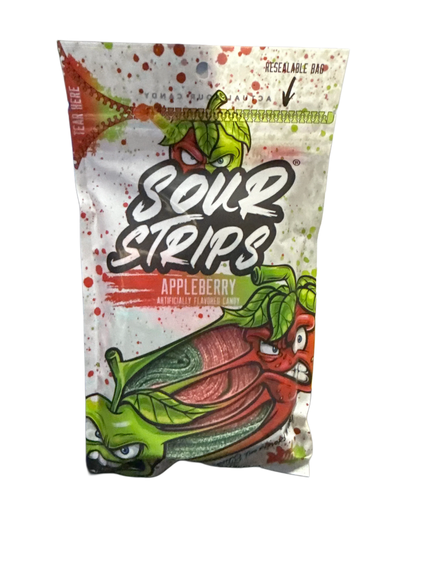 Sour Strips Appleberry Flavour 96G - U.S Edition