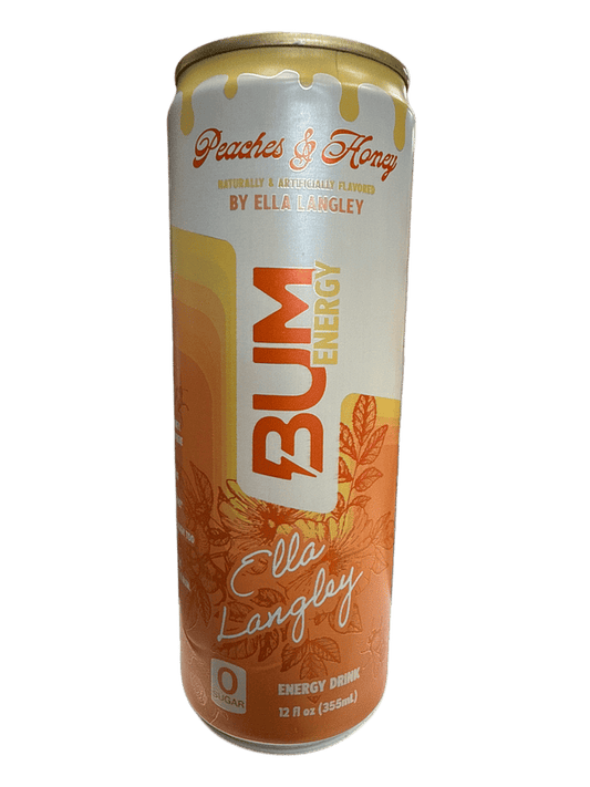 Bum Zero Sugar Limited Edition Ella Langley Peaches And Honey Energy 355ML - U.S Edition