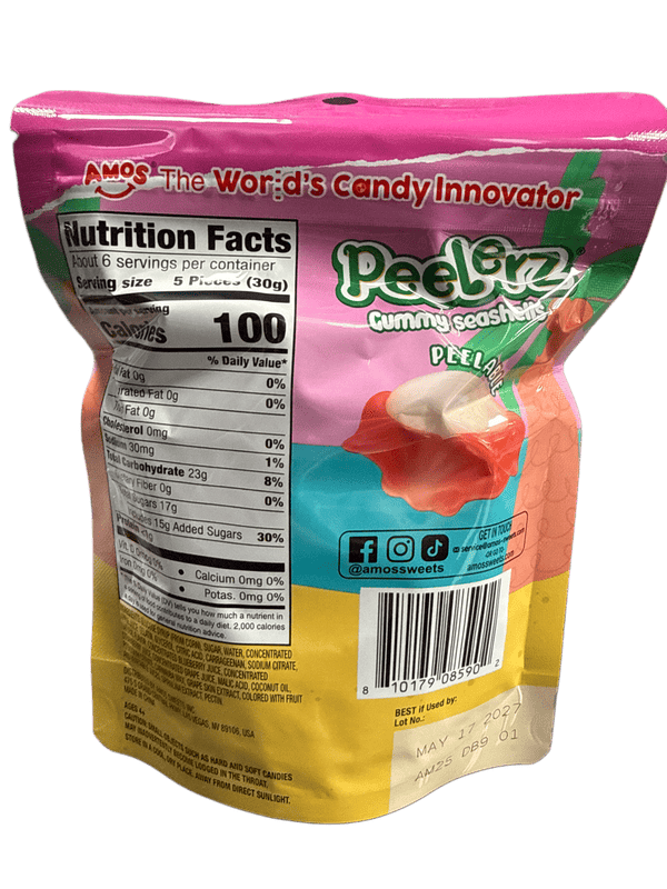Peelerz Seashells Peelable Gummies 170G - U.S Edition
