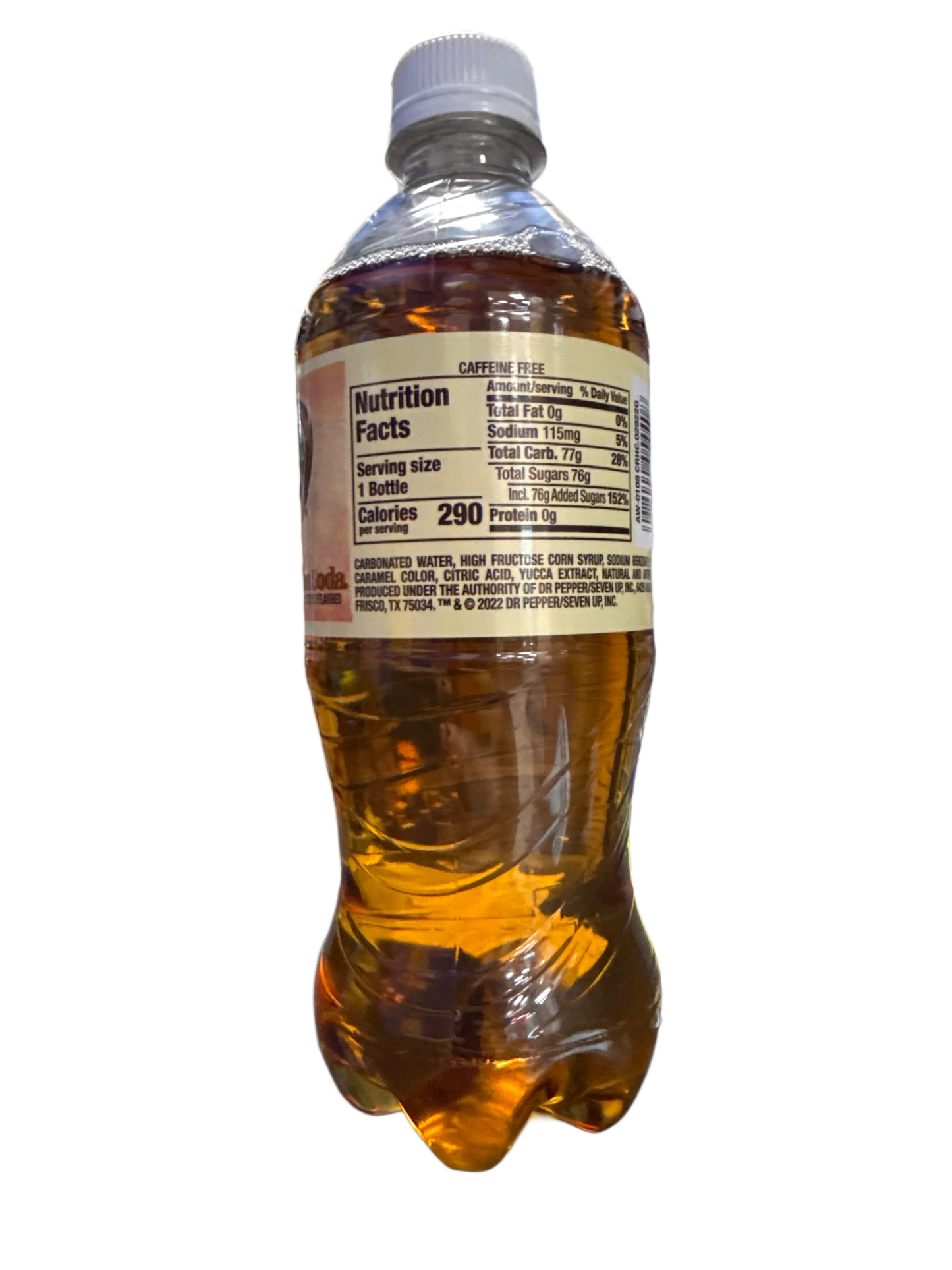 A & W Cream Soda Bottle 591ML - U.S Edition