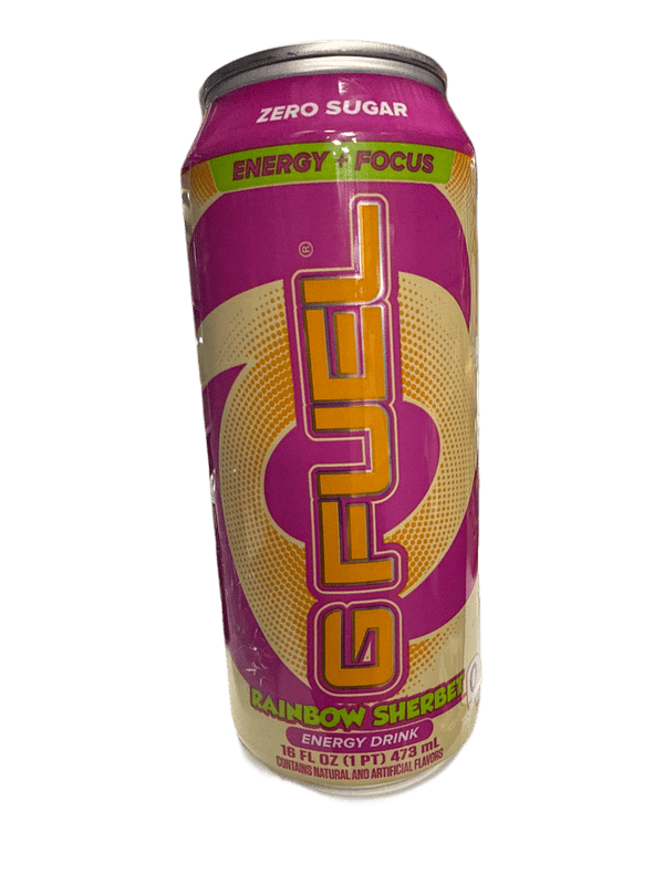 G Fuel Zero Sugar Rainbow Sherbet Energy Drink 473ML - U.S Edition