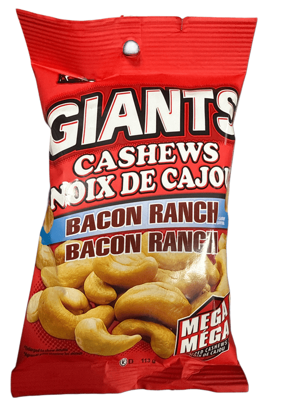 Giants Bacon Ranch Flavoured Cashews 113G - U.S Edition