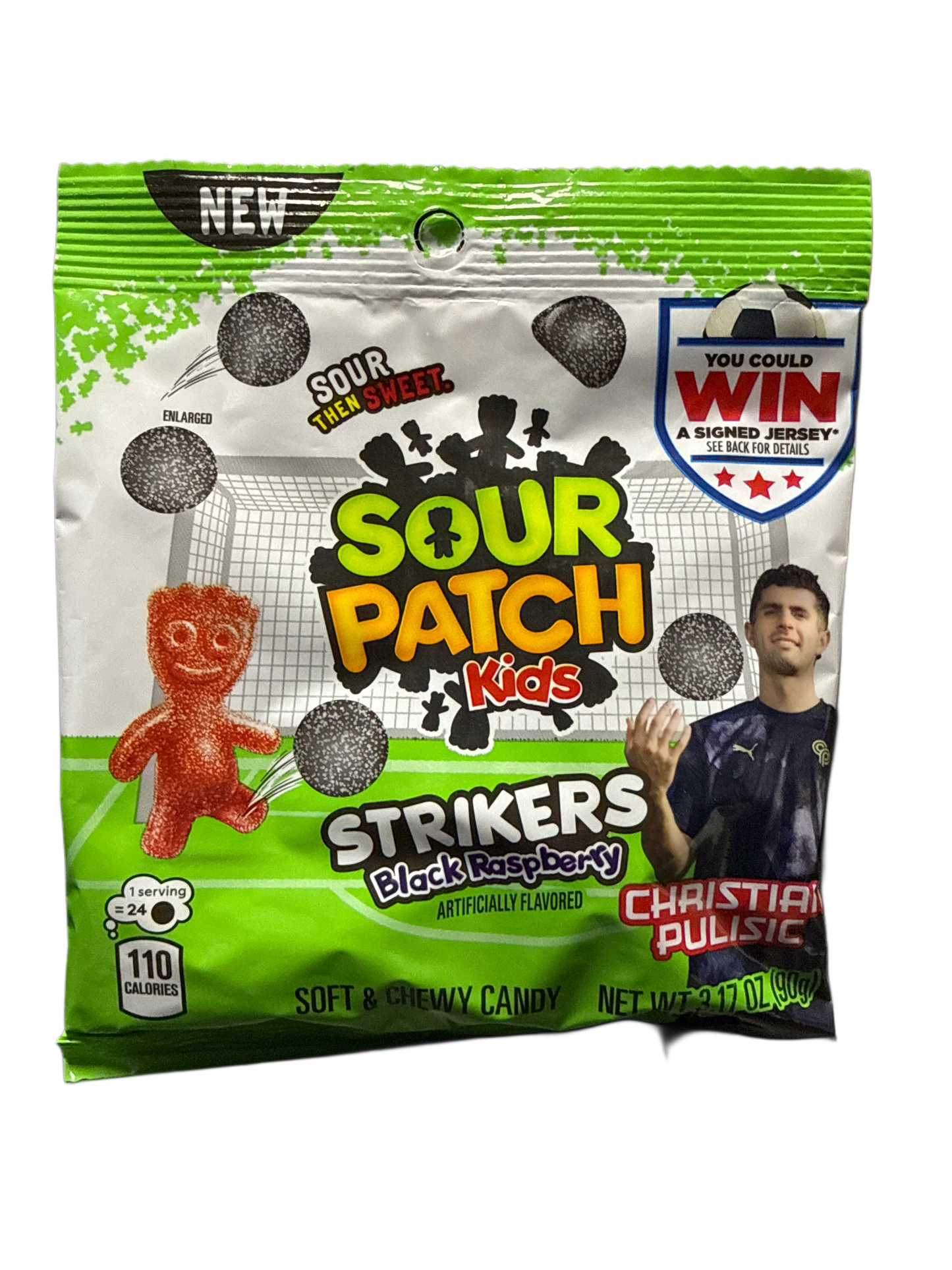 Sour Patch Kids Strikers Black Raspberry Flavor 90G - Canadian Edition
