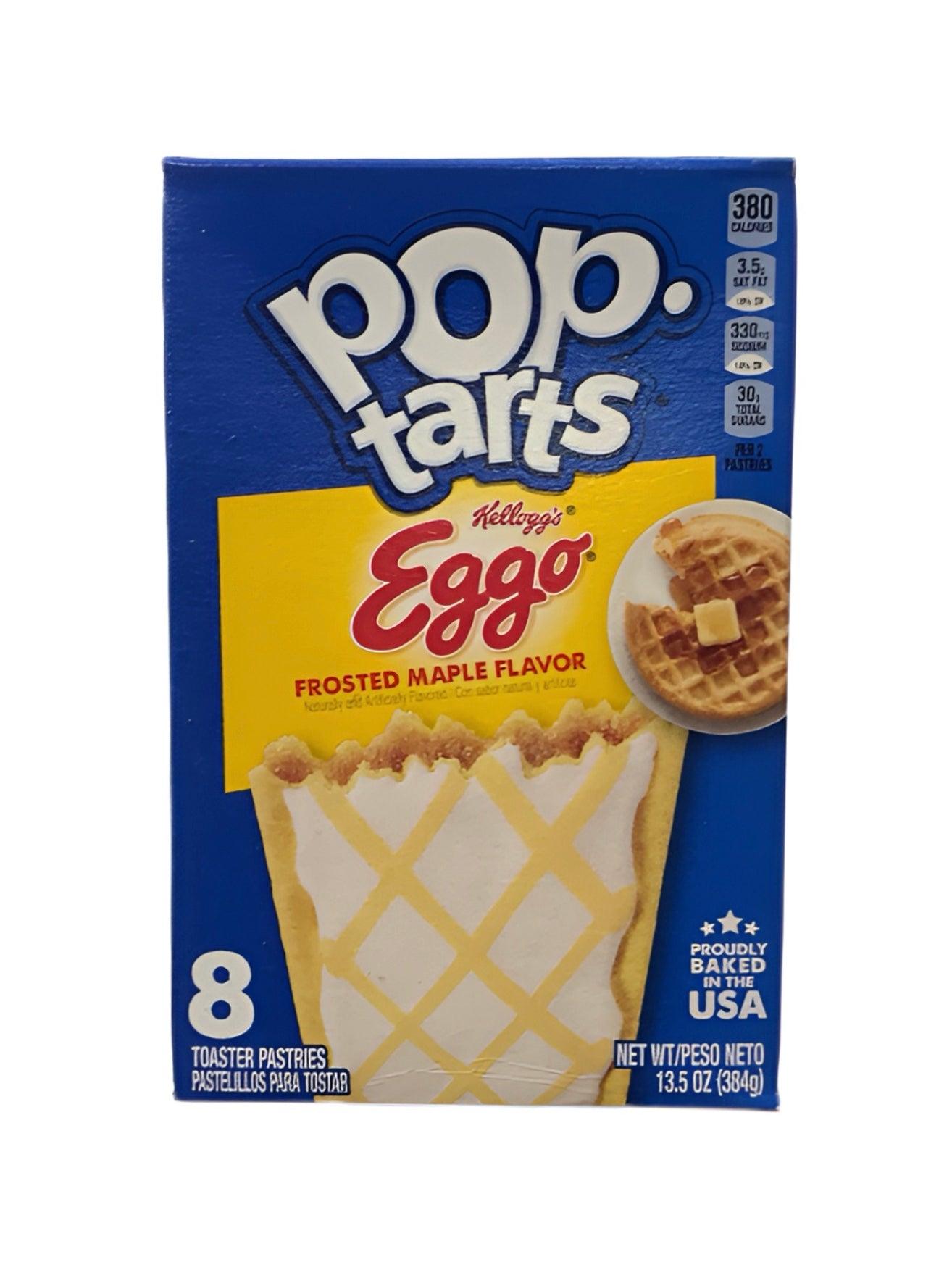 Pop Tarts - Kellogg's Eggo Frosted Maple Flavor 8 Pack - Extreme Snacks