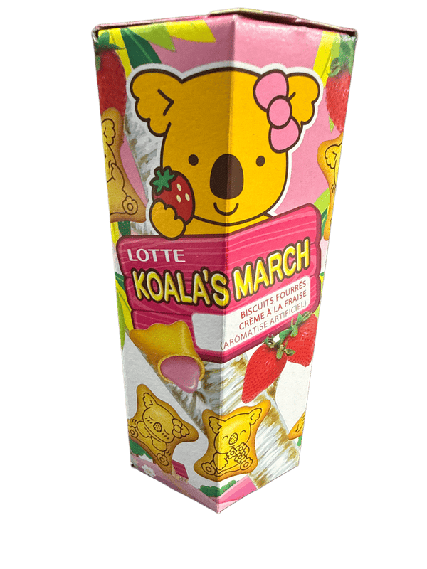 Lotte Koalas March Strawberry Cream Filled Cookies 41G - Thailand Edition