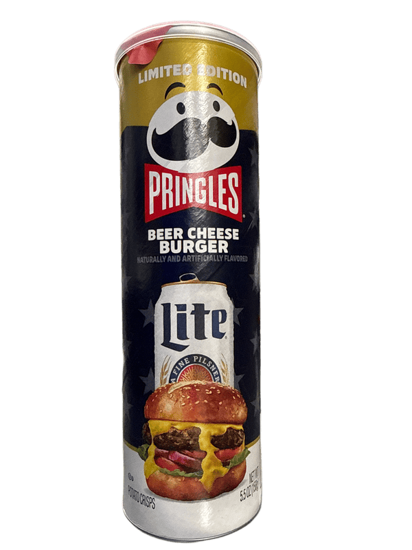 Pringles Limited Edition Beer Cheese Burger 158G - U.S Edition